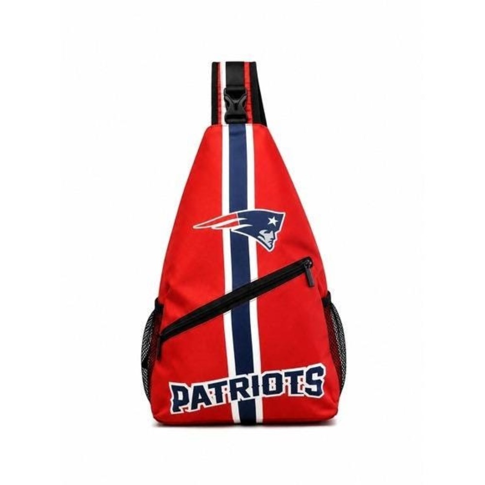 New England Patriots Sling Bag | NFL Crossbody Backpack | Football Fan Gift